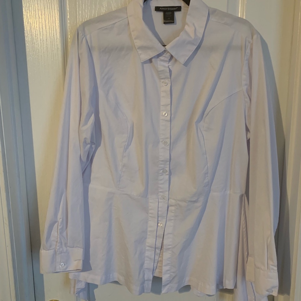 Ashley Stewart flare out dress shirt